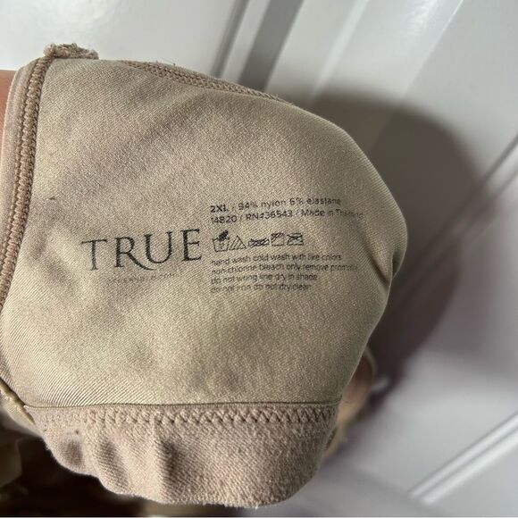 True & Co. Lifting Seamless Wirefree Triangle Bras Nude Black 2XL Bundle - Picture 8 of 11